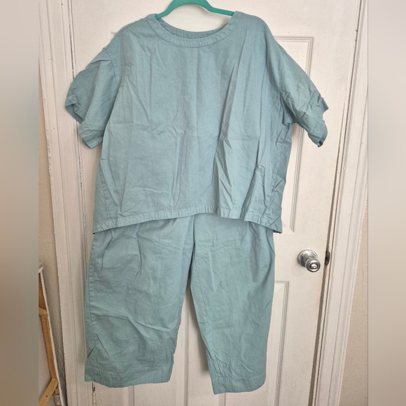 Free People Light Blue Lounge Set - Picture 2 of 6